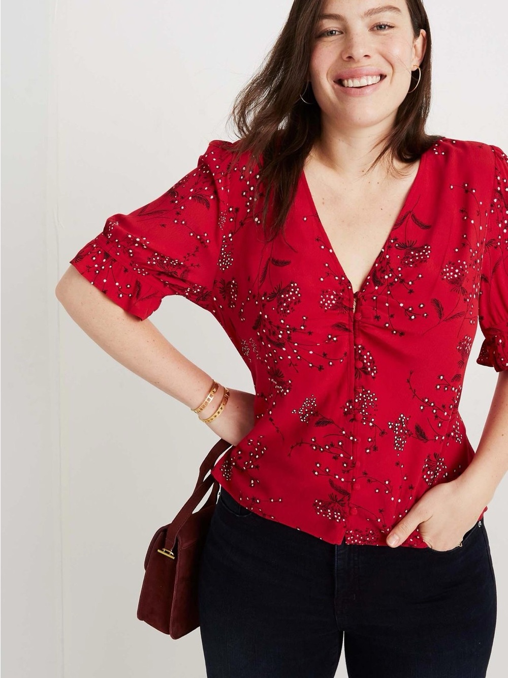 Madewell Daylight Top in Windswept Floral